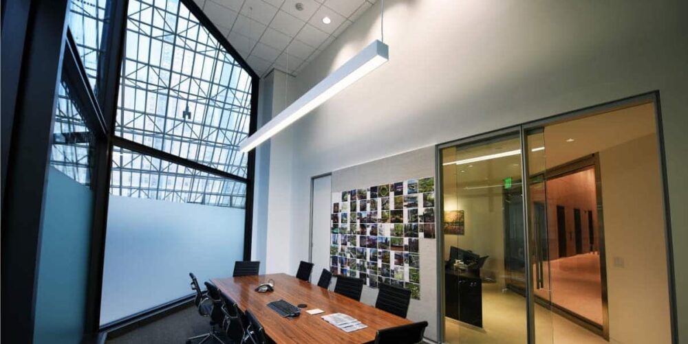Ugly fixtures and ugly light. Why are you waiting to upgrade from fluorescent to linear LED?