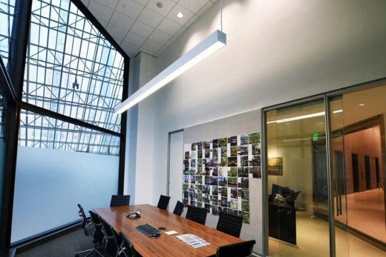 Ugly fixtures and ugly light. Why are you waiting to upgrade from fluorescent to linear LED?
