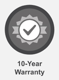 10 Year Warranty 10 Year Warranty Icon