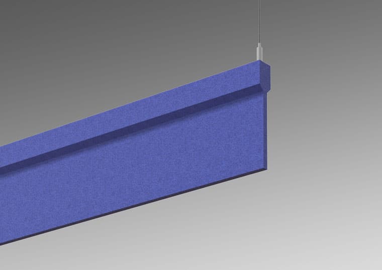 8x48 SLEK Acoustic Blade - Suspended in Blueberry